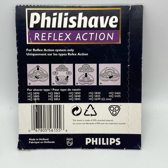 New Philishave Reflex Action System‎ Only Round Replacement Shaver Cutters Combs - Picture 2 of 3